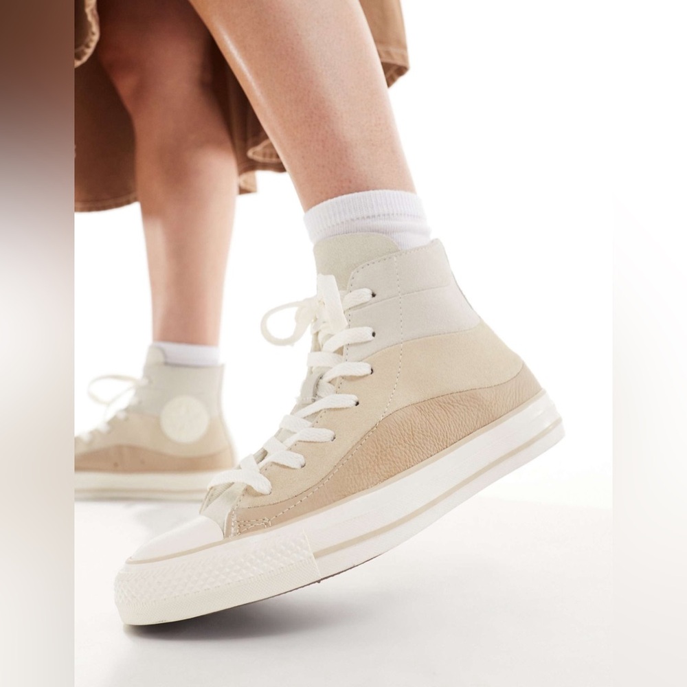Converse Chuck Taylor All Star Coffee Break High Tops Vanilla Latte 7.5